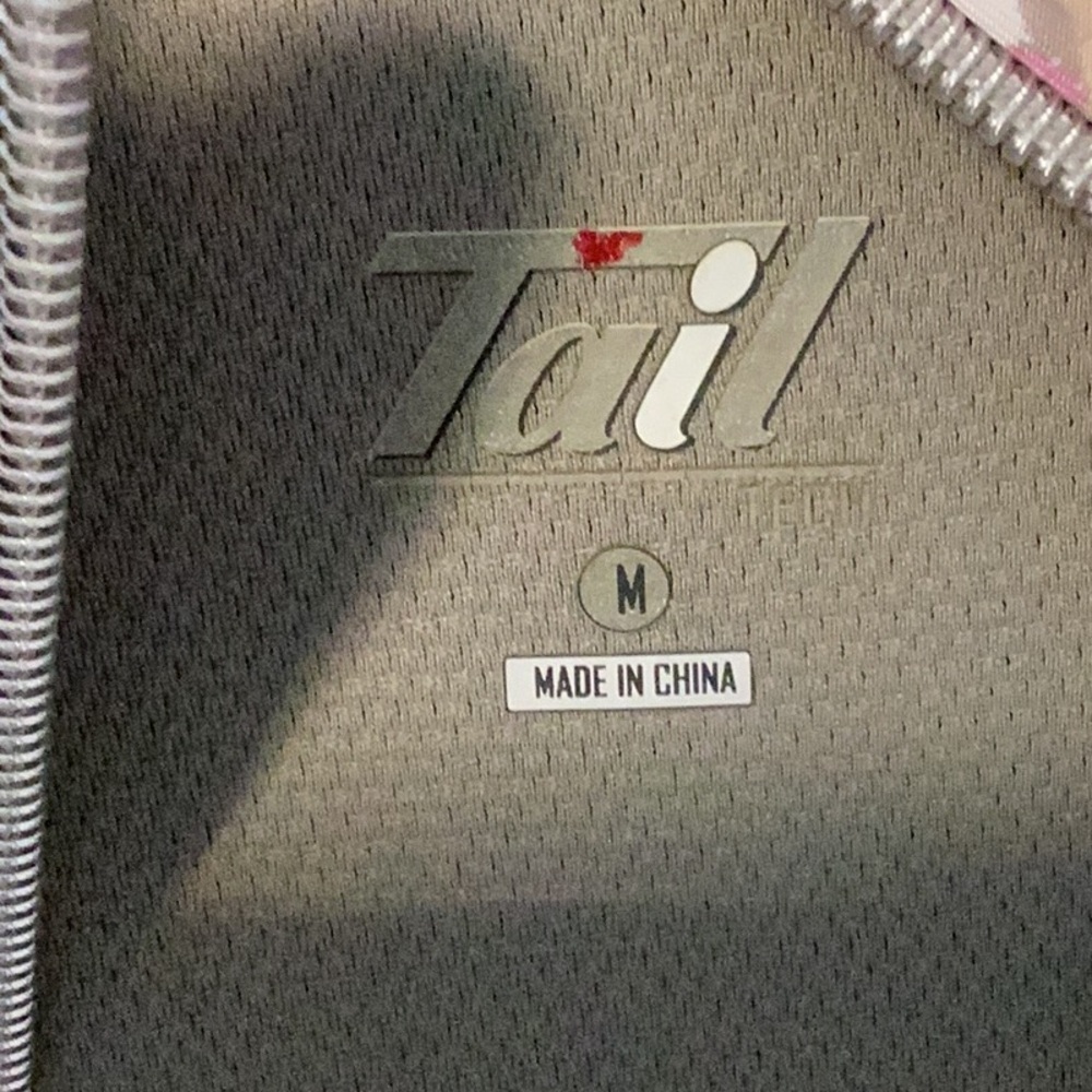 Tail Zip Front Active Jacket Size M - image 10